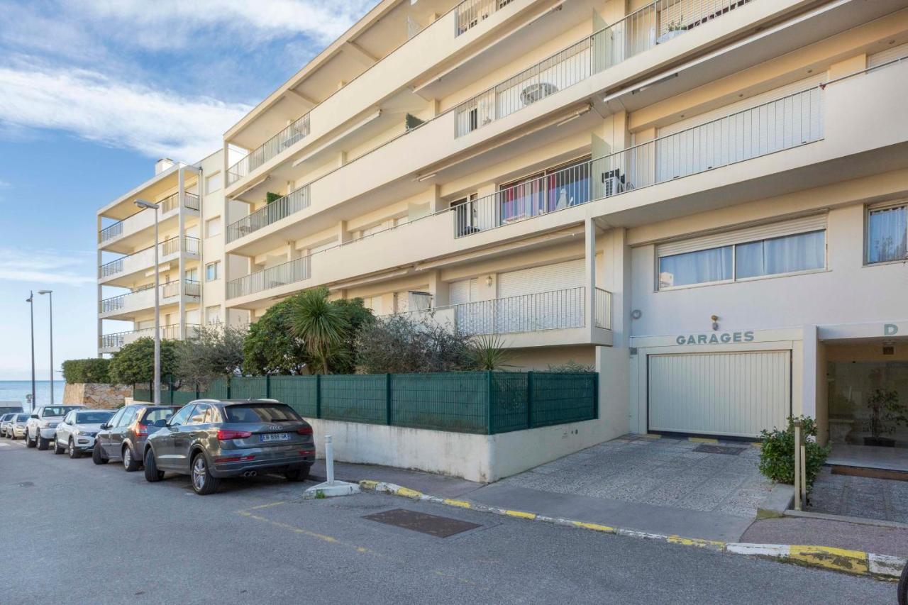 BNB RENTING chez J-P - 100m beach 2-4pers terrace sea view pool garage Antibes Zewnętrze zdjęcie